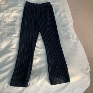 UO Striped Stretchy Flared Pants